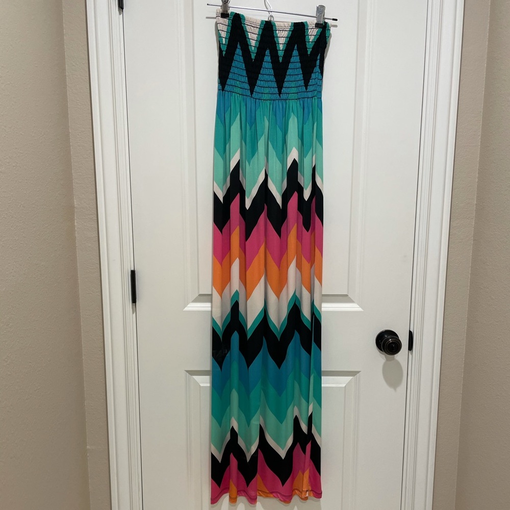 Tube top maxi